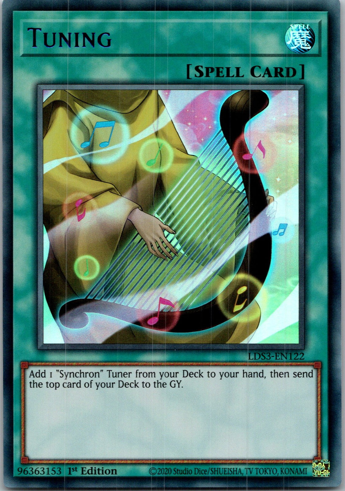 Yugioh Tuning (Blue) LDS3-EN122 1st Edition Ultra Rare NM