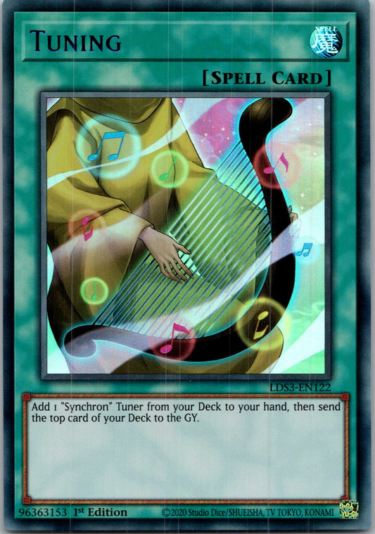 Yugioh Tuning (Blue) LDS3-EN122 1st Edition Ultra Rare NM