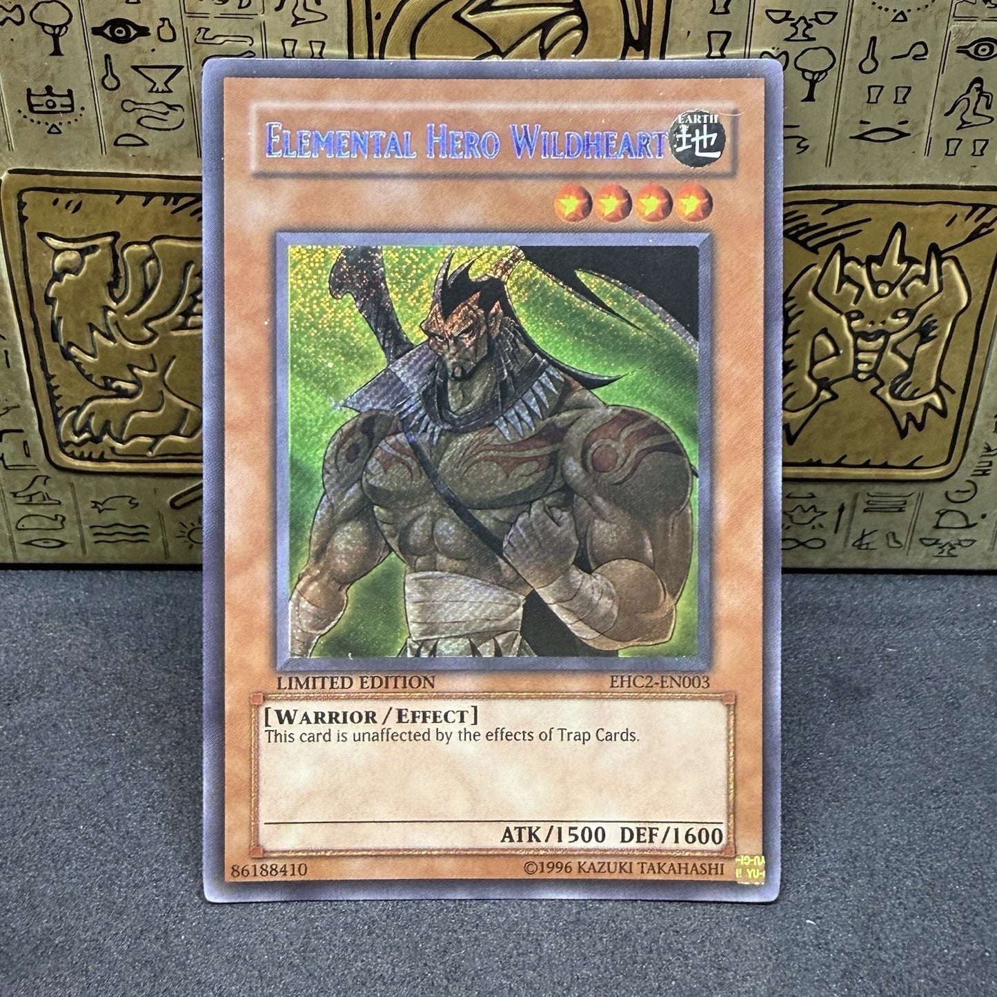 Yugioh Elemental Hero Wildheart EHC2-EN003 Secret Rare Limited Edition NM