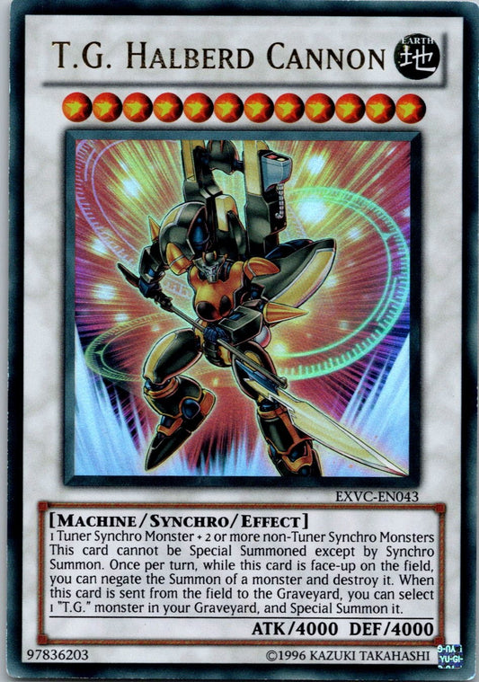 Yugioh T.G. Halberd Cannon EXVC-EN043 Ultra Rare NM