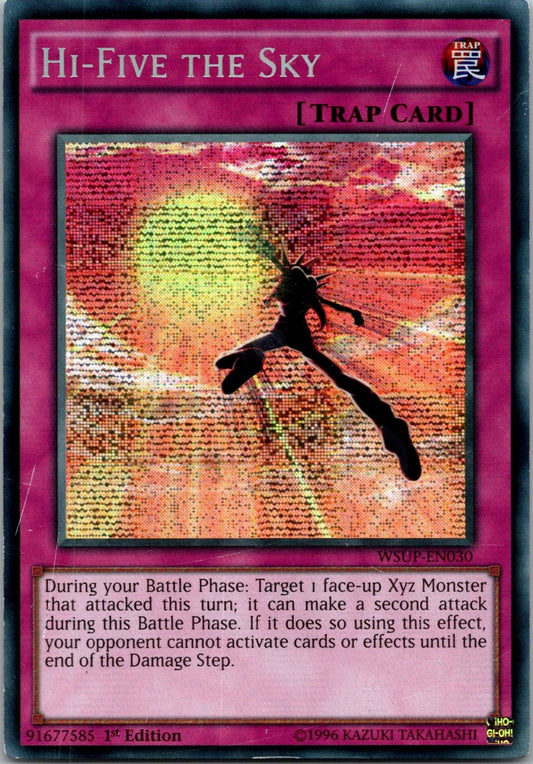 Yugioh Hi-Five the Sky WSUP-EN030 1st Edition Prismatic Secret Rare NM