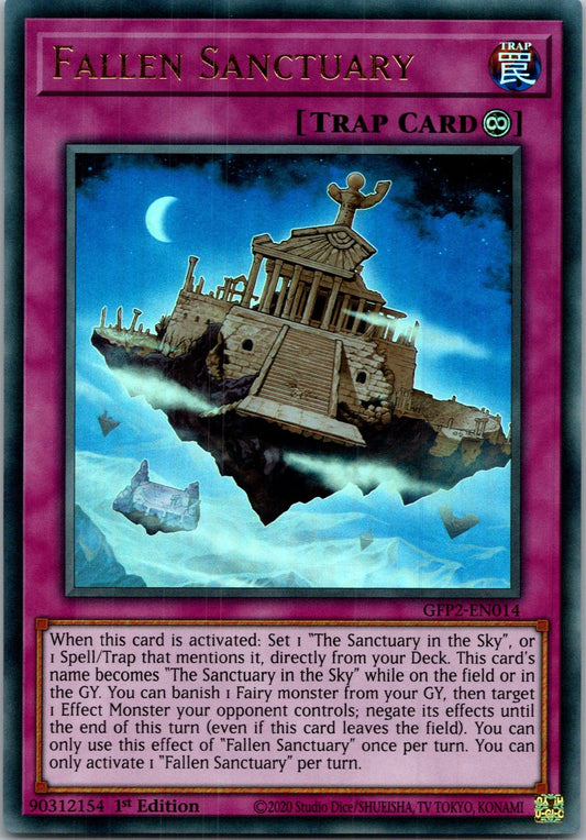 Yugioh Fallen Sanctuary GFP2-EN014 1st Edition Ultra Rare NM