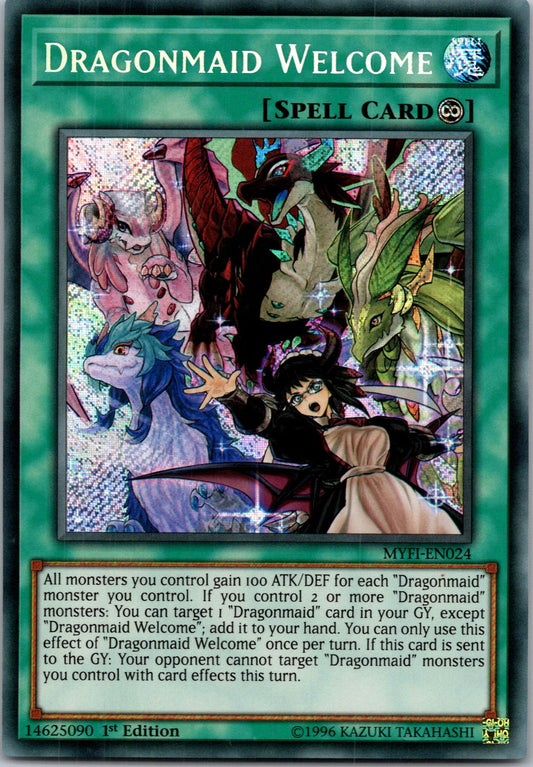 Yugioh Dragonmaid Welcome MYFI-EN024 1st Edition Secret Rare NM