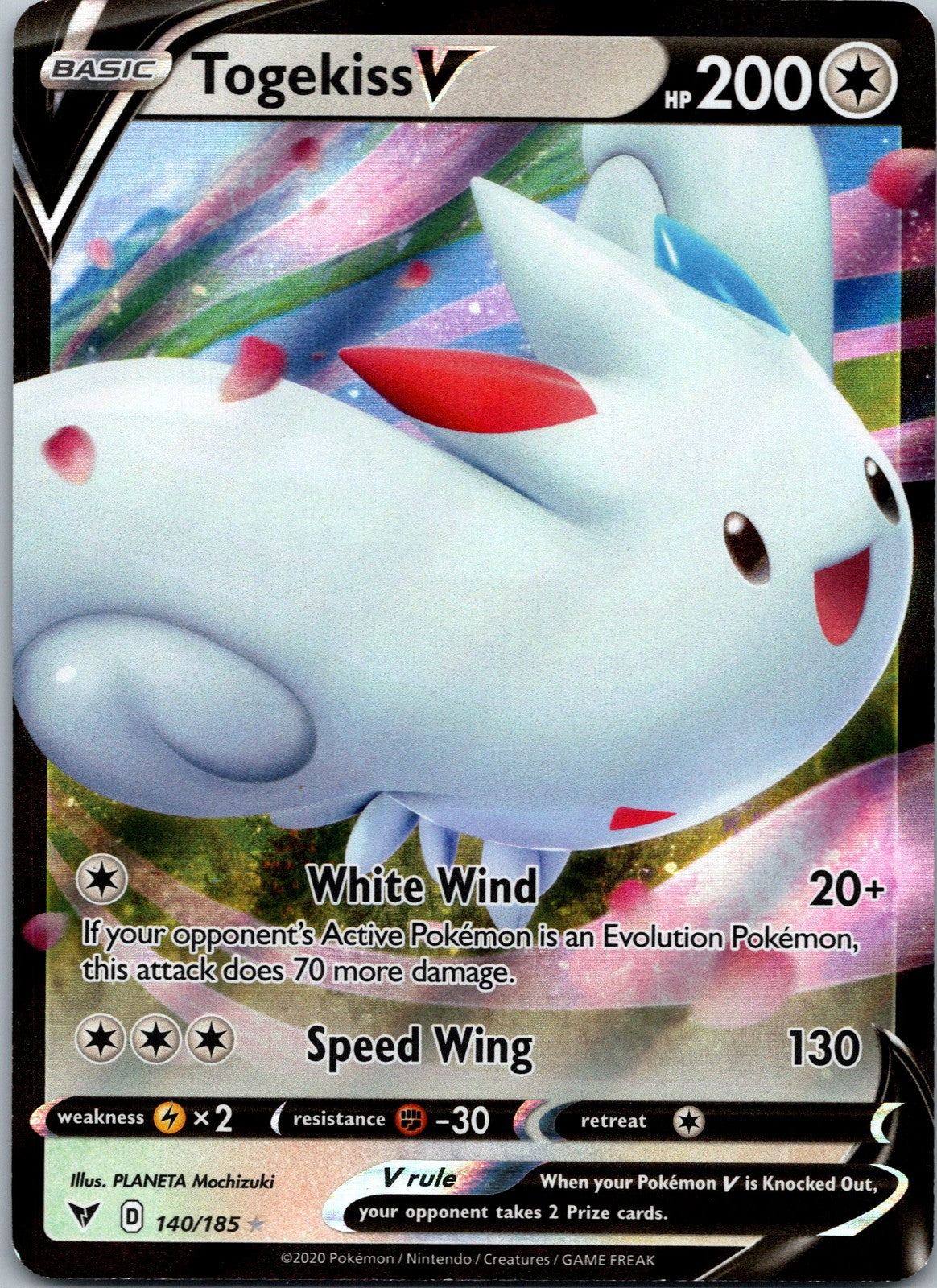 Pokemon Togekiss V 140/185 Ultra Rare NM