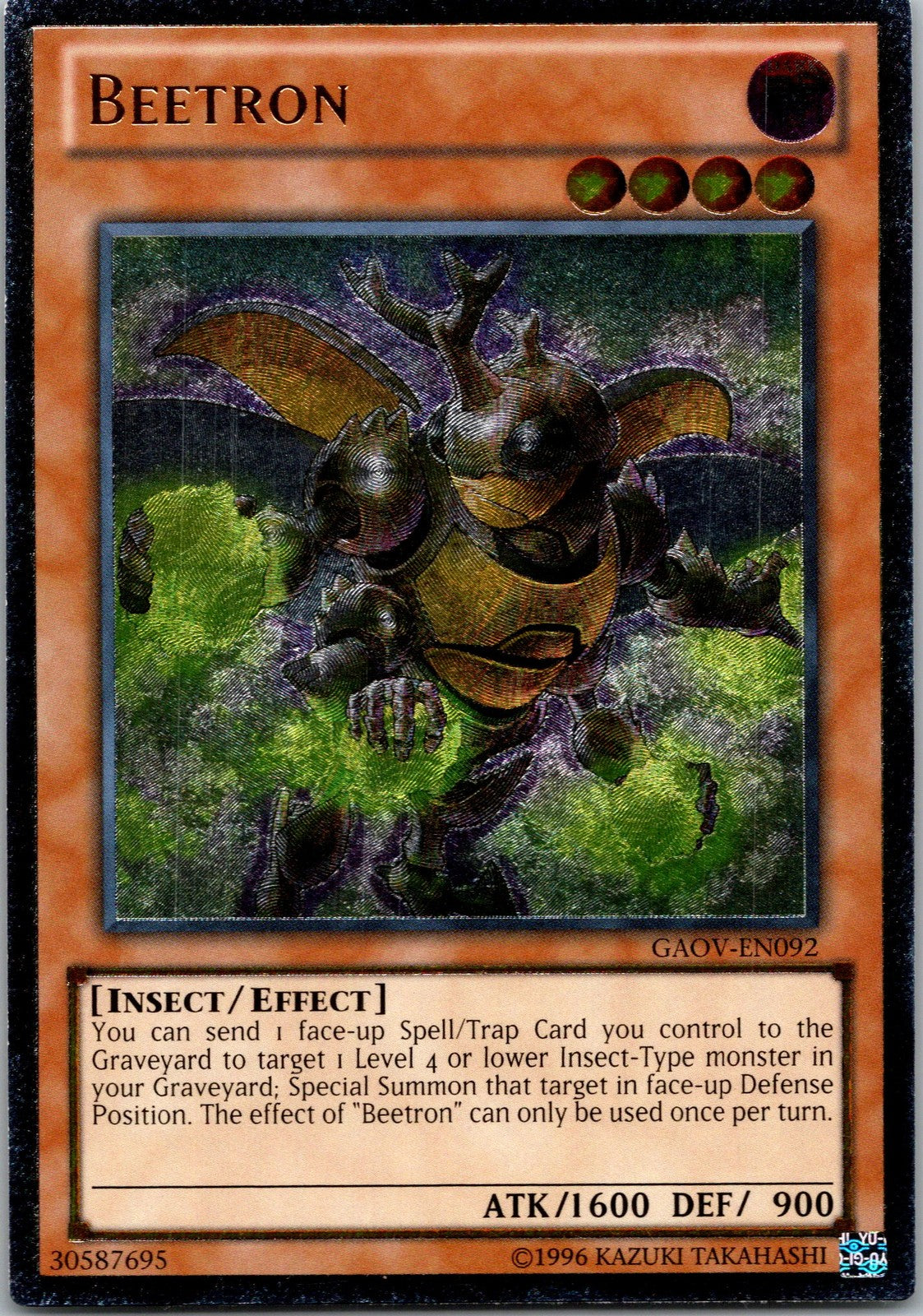 Yugioh Beetron GAOV-EN092 Ultimate Rare NM
