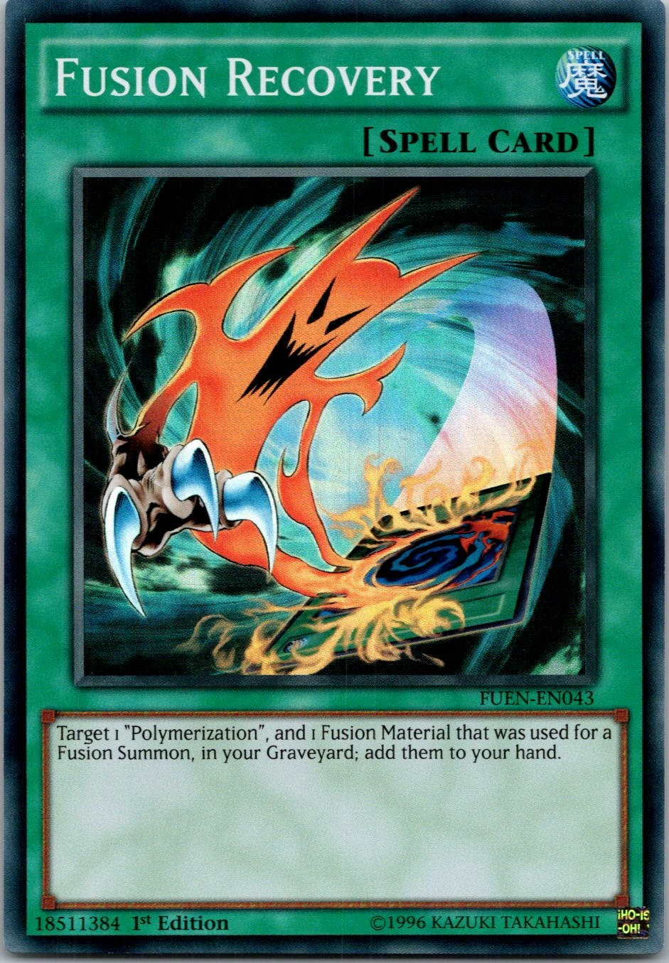 Yugioh Fusion Recovery FUEN-EN043 1st Edition Super Rare NM
