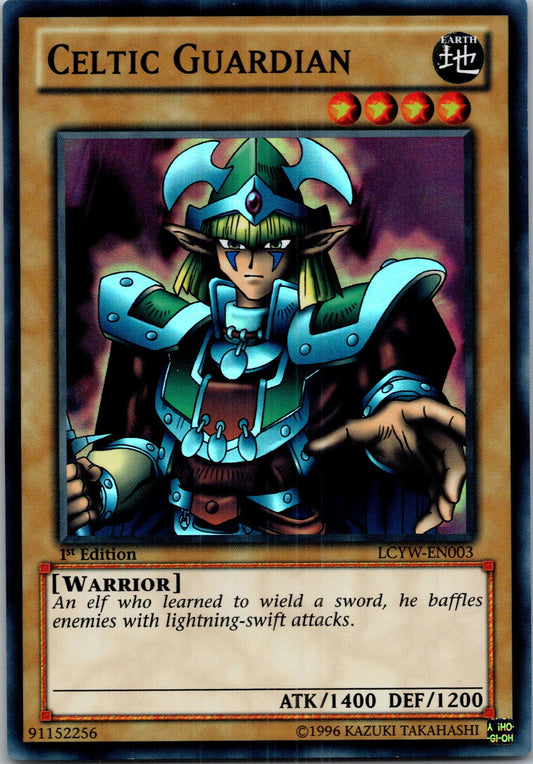 Yugioh Celtic Guardian LCYW-EN003 1st Edition Super Rare NM