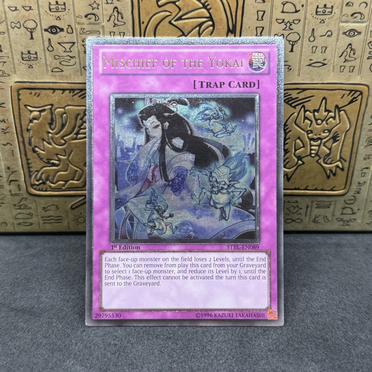 Yugioh Mischief of the Yokai STBL-EN089 Ultimate Rare 1st Edition LP
