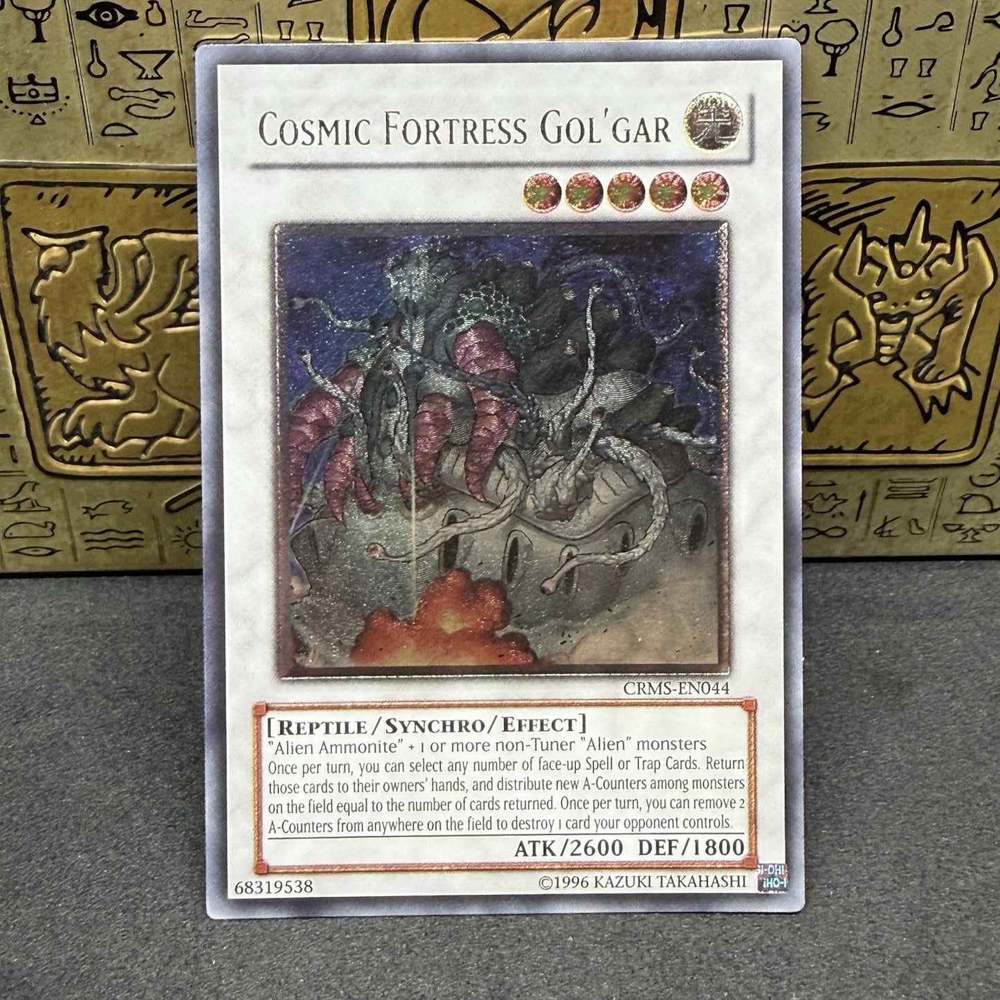 Yugioh Cosmic Fortress Gol'gar CRMS-EN044 Ultimate Rare NM