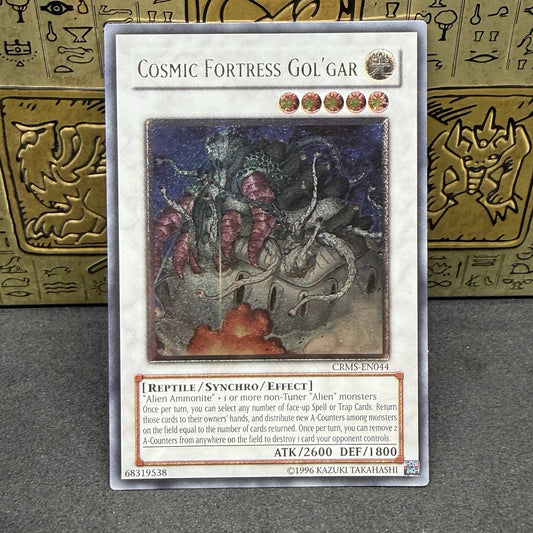 Yugioh Cosmic Fortress Gol'gar CRMS-EN044 Ultimate Rare NM