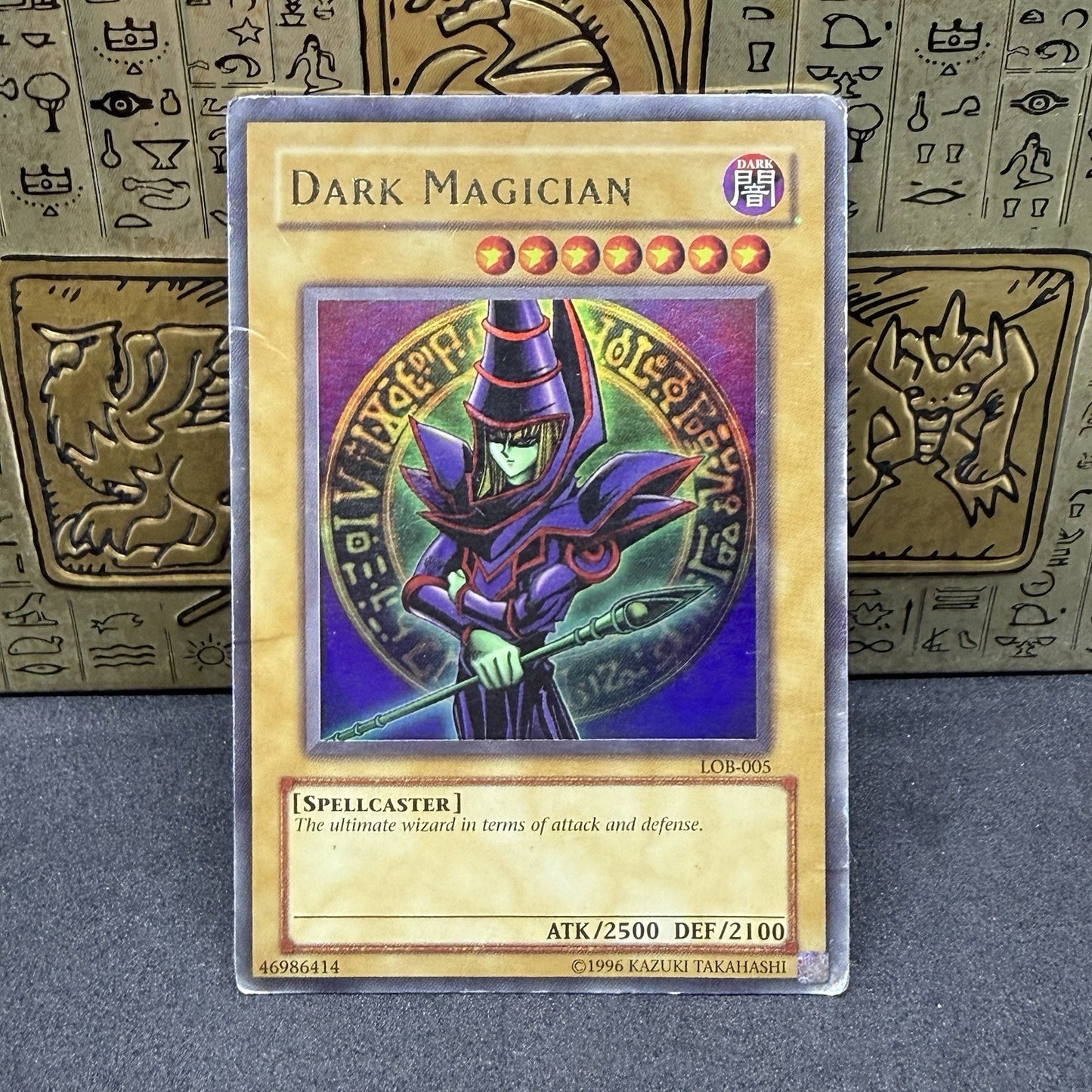 Yugioh Dark Magician LOB-005 Ultra Rare OG Print HP