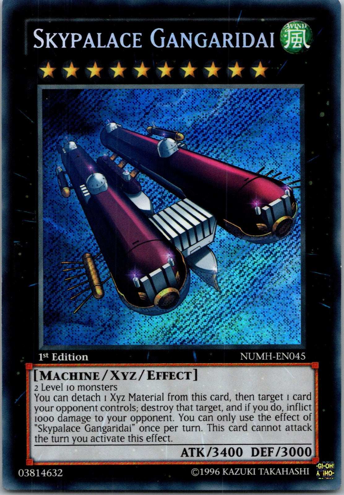 Yugioh Skypalace Gangaridai NUMH-EN045 1st Edition Secret Rare NM