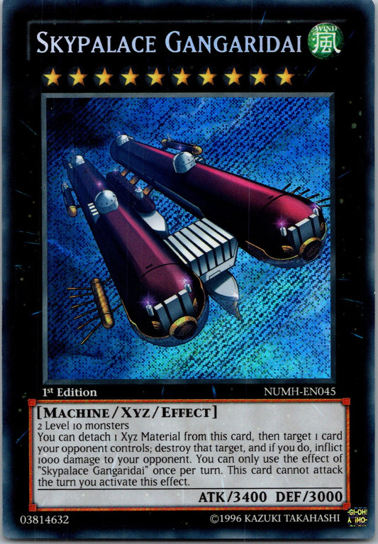 Yugioh Skypalace Gangaridai NUMH-EN045 1st Edition Secret Rare NM