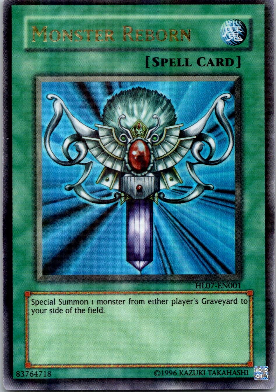 Yugioh Monster Reborn HL07-EN001 Parallel Rare NM