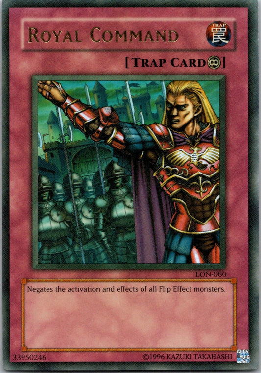 Yugioh Royal Command LON-080 OG Print Ultra Rare NM