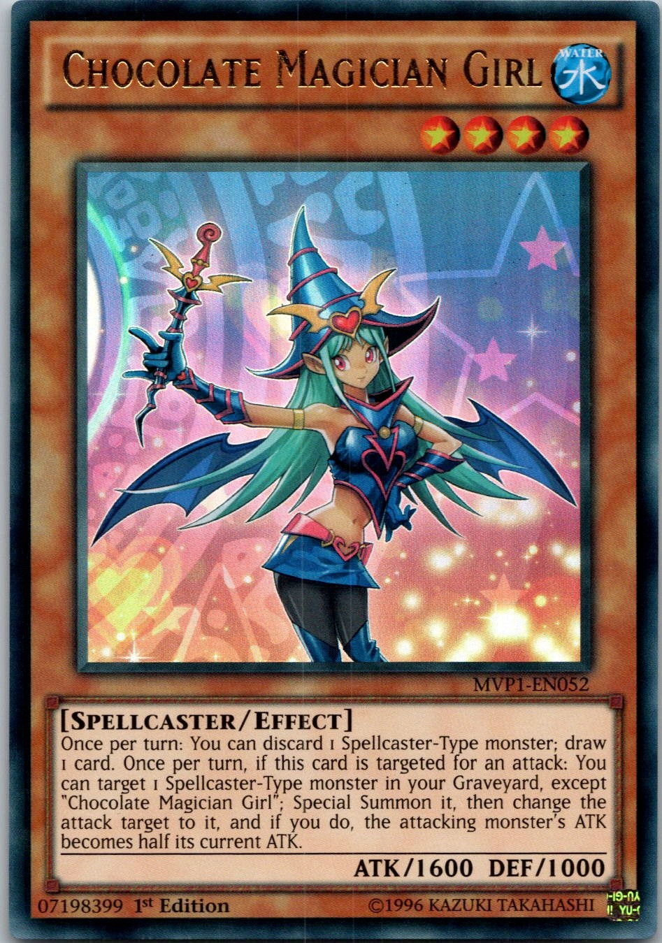 Yugioh Chocolate Magician Girl MVP1-EN052 1st Edition Ultra Rare NM