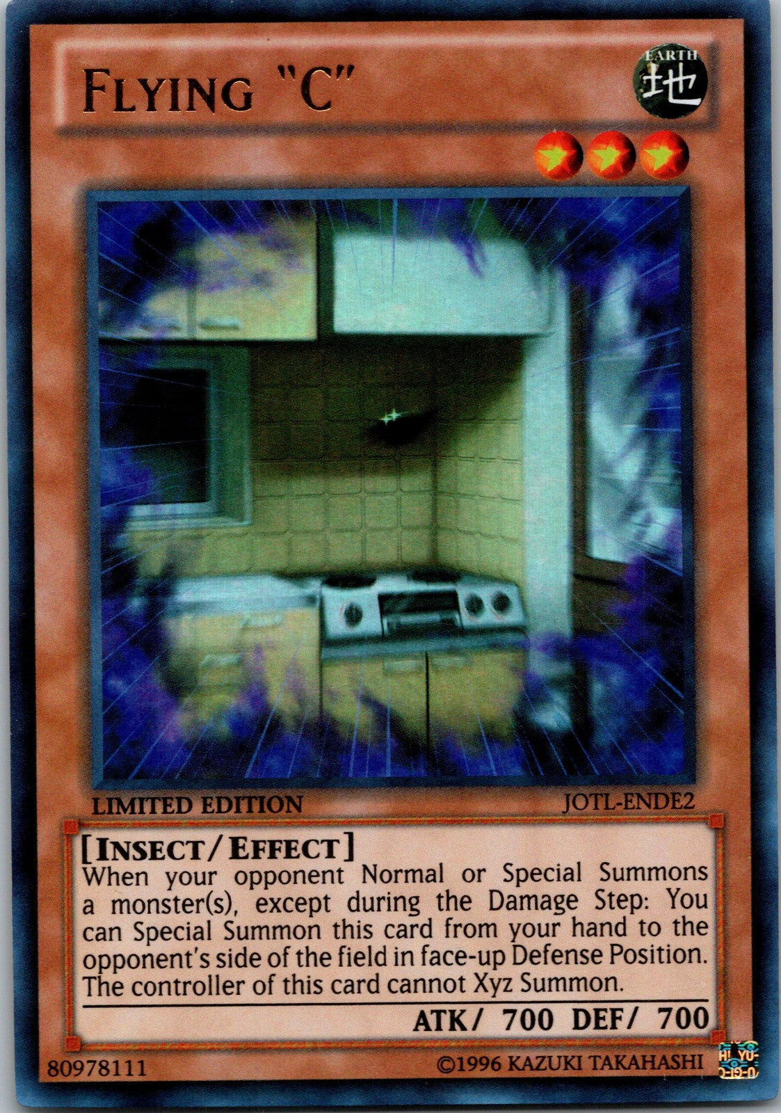 Yugioh Flying "C" JOTL-ENDE2 Limited Edition Ultra Rare NM