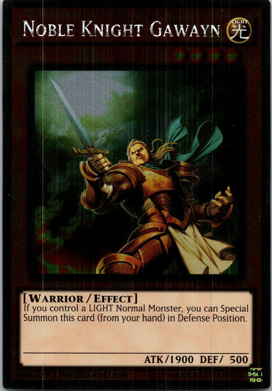 Yugioh Noble Knight Gawayn NKRT-EN004 Limited Edition Platinum Rare NM