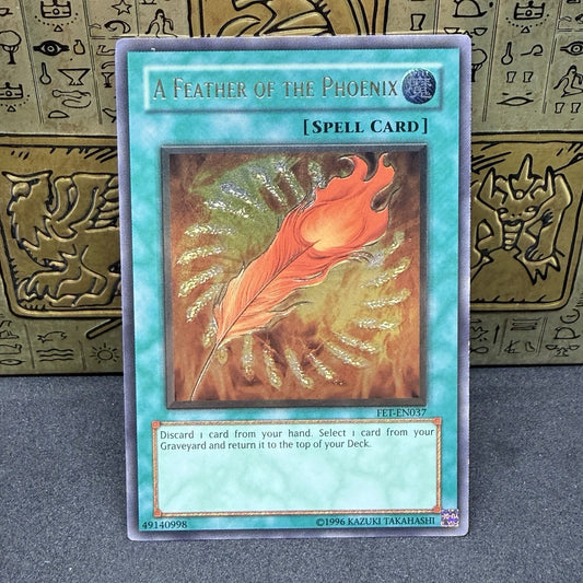 Yugioh A Feather of the Phoenix FET-EN037 Ultimate Rare NM
