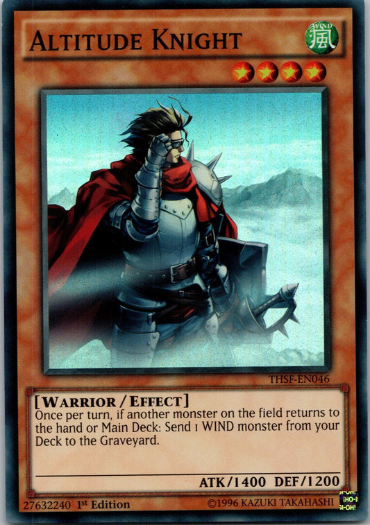 Yugioh Altitude Knight THSF-EN046 1st Edition Super Rare NM