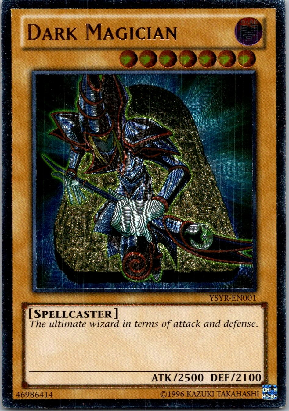 Yugioh Dark Magician YSYR-EN001 Ultimate Rare NM