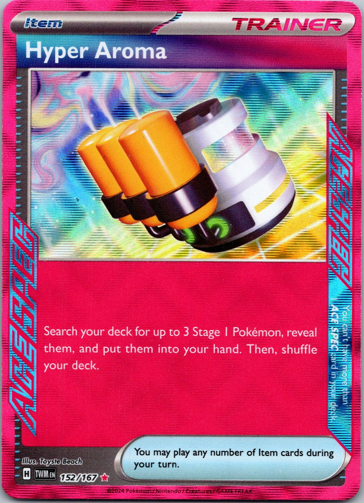 Pokemon Hyper Aroma 152/167 ACE SPEC Rare NM