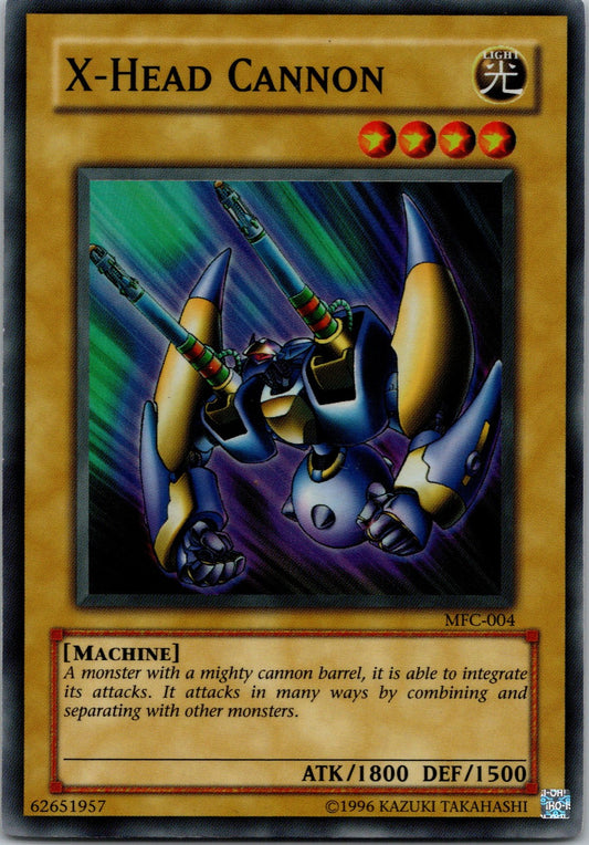Yugioh X-Head Cannon MFC-004 Super Rare NM