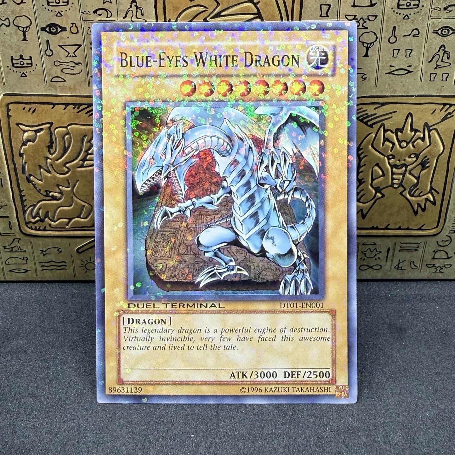 Yugioh Blue-Eyes White Dragon DT01-EN001 Duel Terminal Super Rare NM