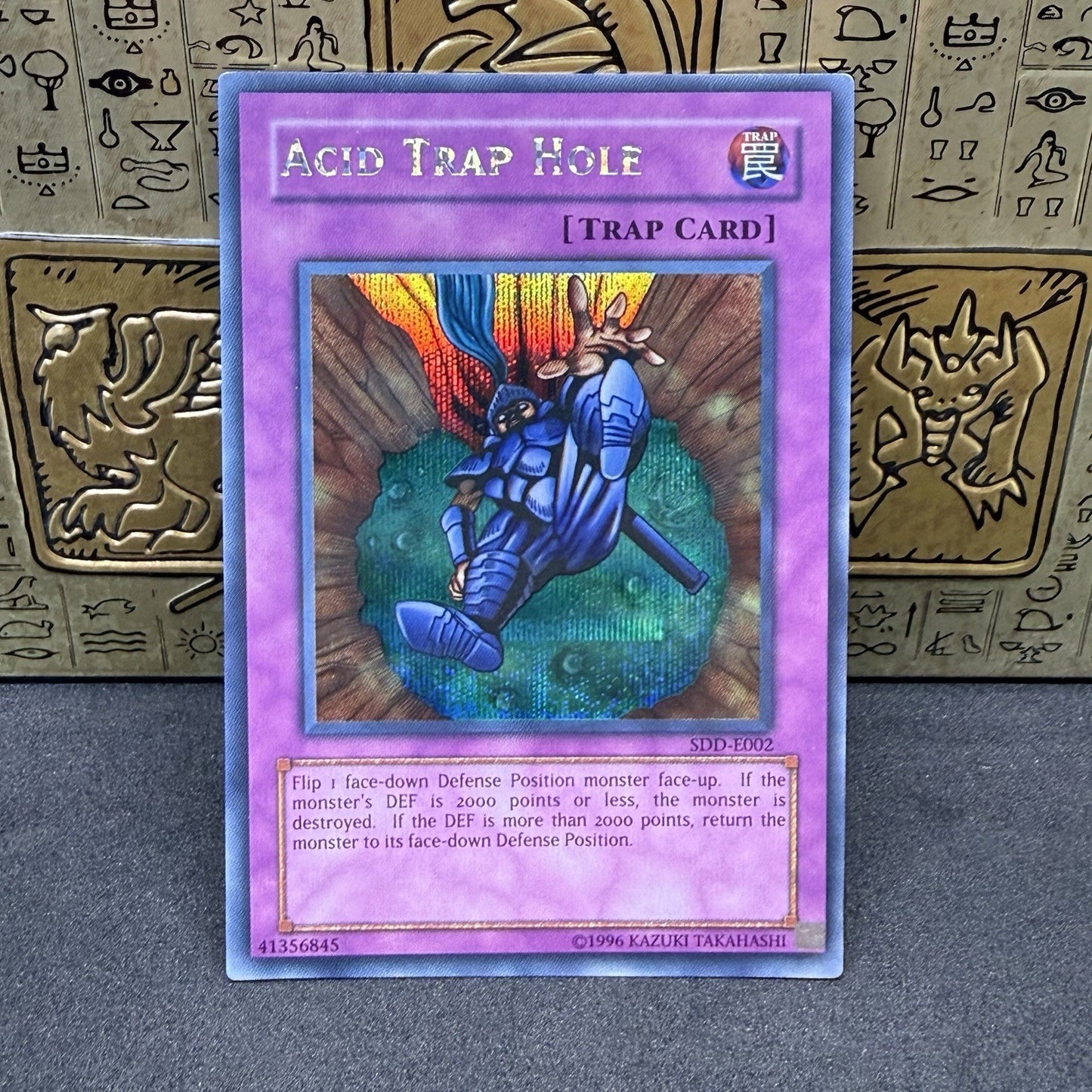 Yugioh | Secret Rare | Acid Trap Hole - SDD-E002 - LP