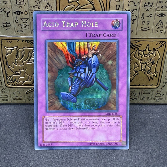 Yugioh | Secret Rare | Acid Trap Hole - SDD-E002 - LP