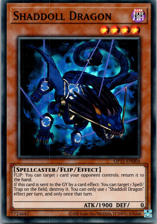 Yugioh Shaddoll Dragon OP15-EN004 Super Rare NM