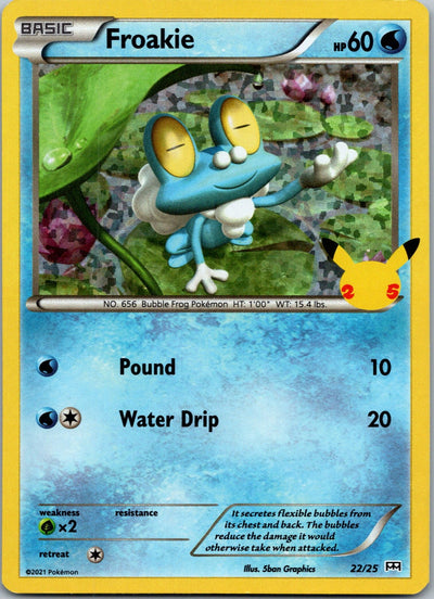 Pokemon Froakie Holo - 22/25 Promo NM