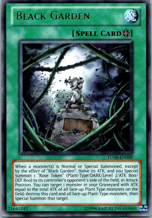 Yugioh Black Garden TU06-EN009 Rare NM
