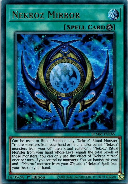 Yugioh Nekroz Mirror BLMM-EN165 1st Edition Ultra Rare NM