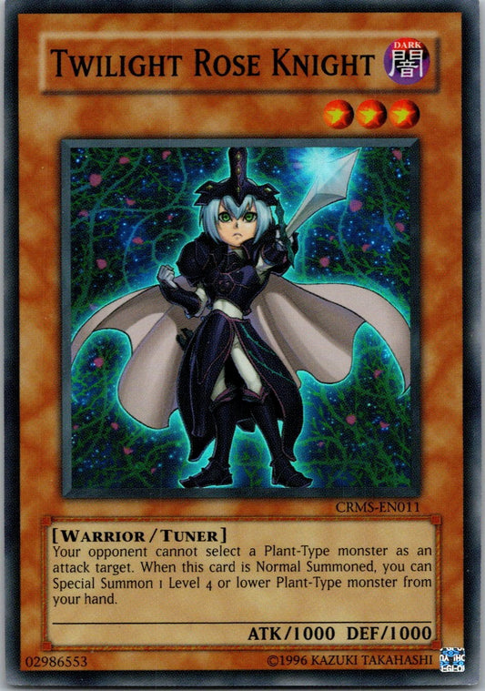 Yugioh Twilight Rose Knight CRMS-EN011 Super Rare NM