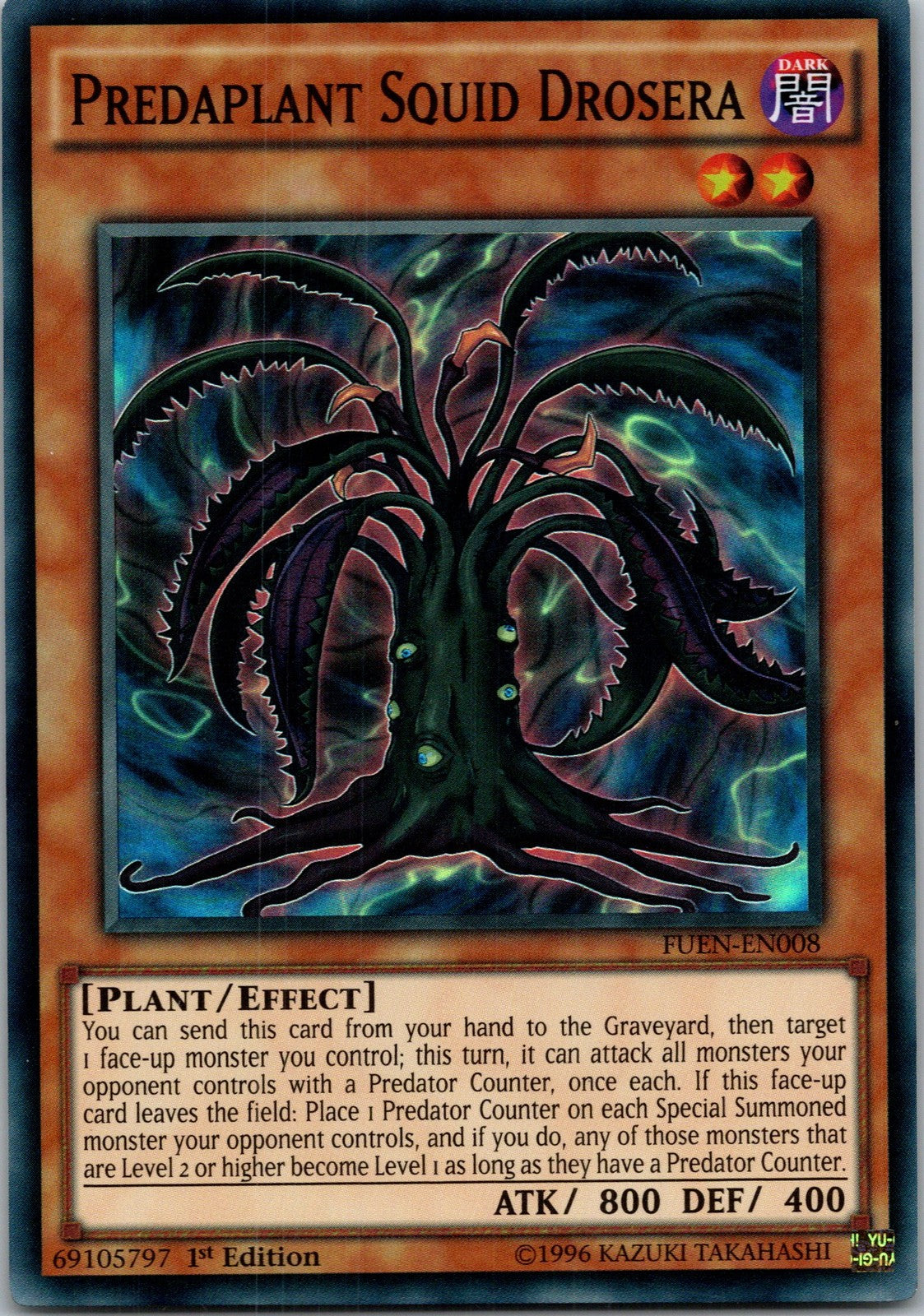 Yugioh Predaplant Squid Drosera MP17-EN133 1st Edition Common NM