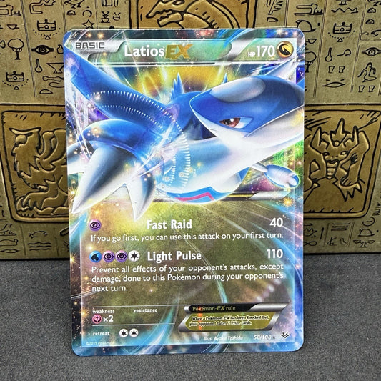 Latios EX 58/108 Ultra Rare XY Series: Roaring Skies 2015 Pokemon Card VLP