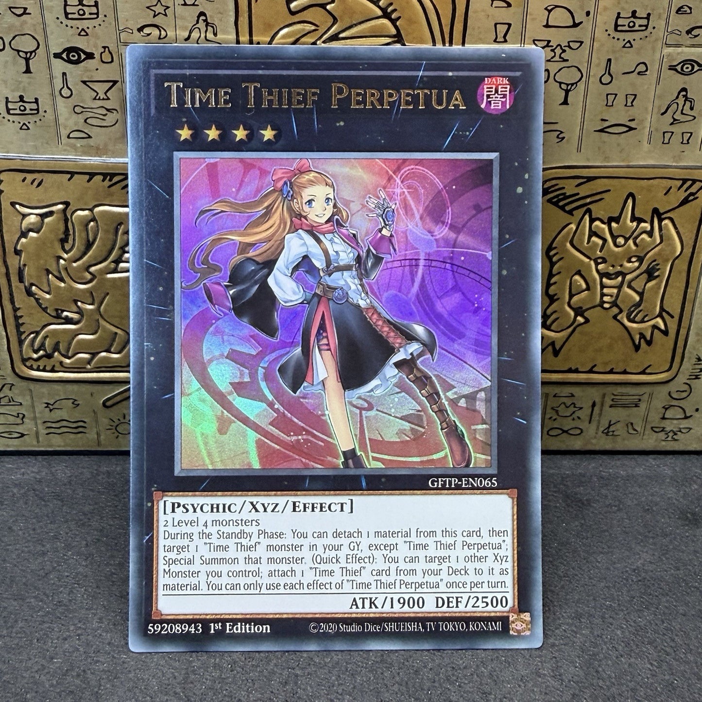 Yugioh Time Thief Perpetua GFTP-EN065  Ultra Rare 1st Edition NM