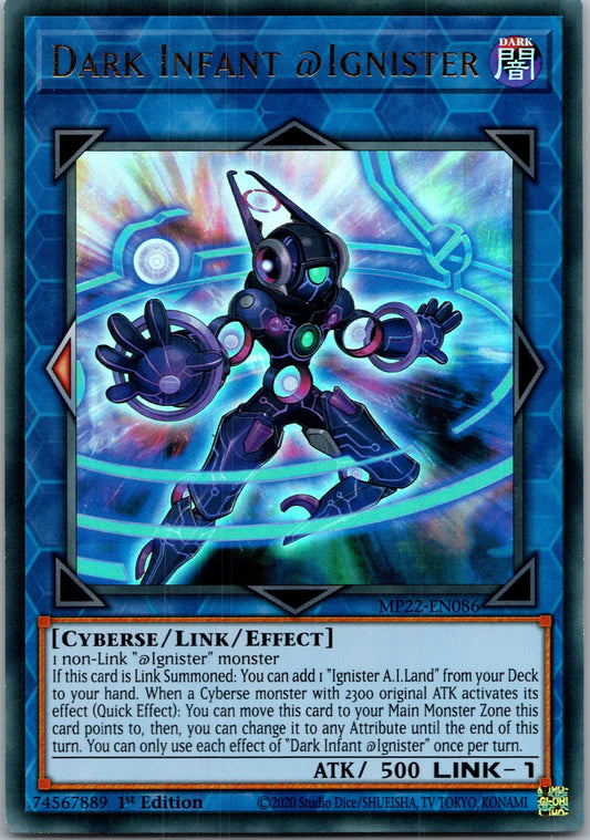 Yugioh Dark Infant @Ignister MP22-EN086 1st Edition Ultra Rare NM