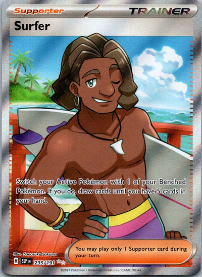 Pokemon Surfer 235/191 Ultra Rare NM