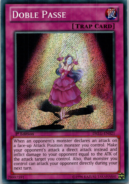 Yugioh Doble Passe DRLG-EN021 1st Edition Secret Rare NM