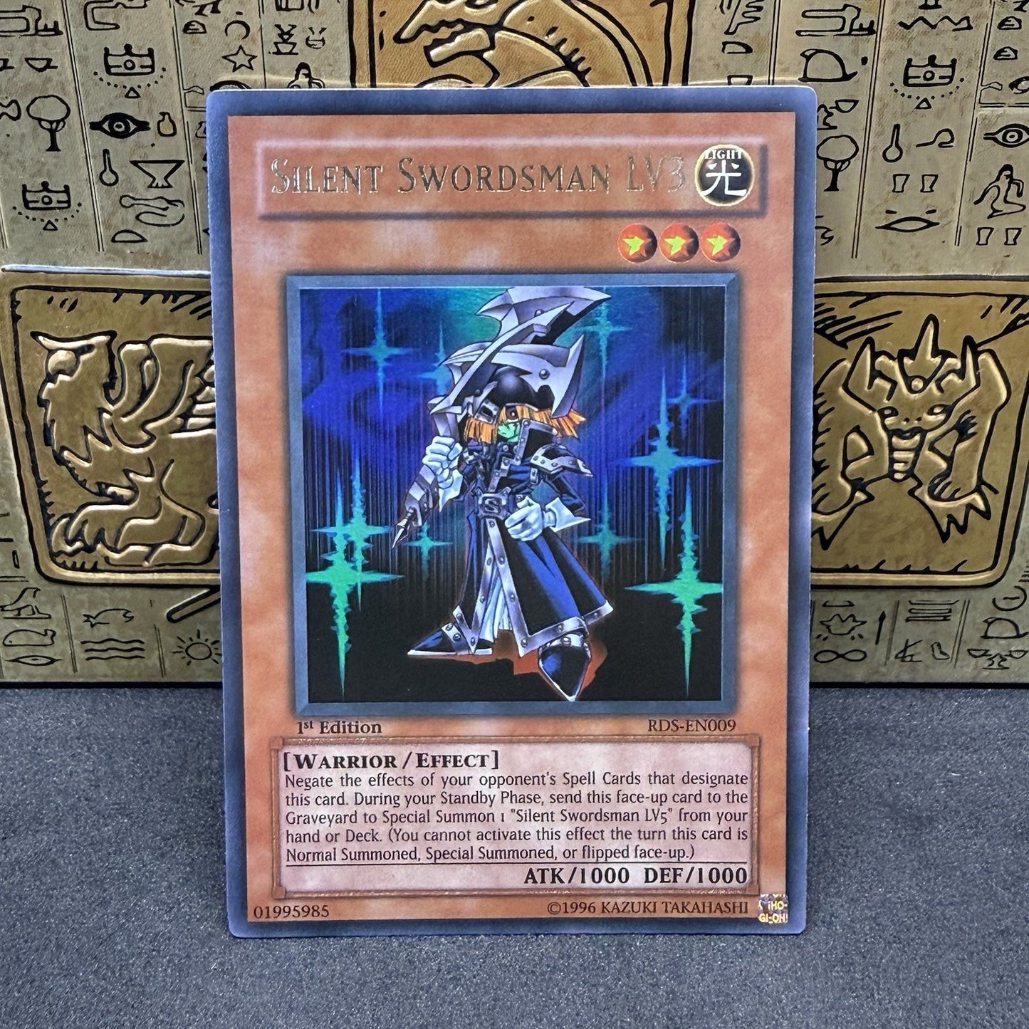 Yugioh Silent Swordsman LV3 RDS-EN009 Ultra Rare 1st Edition NM