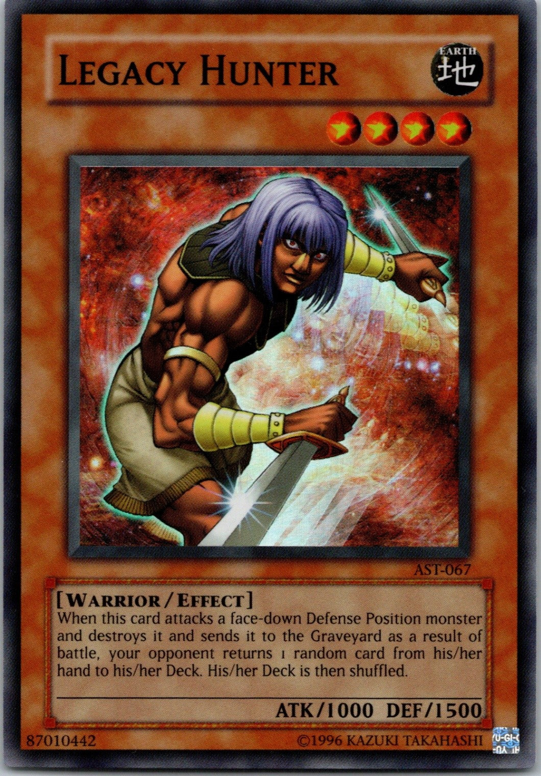 Yugioh Legacy Hunter AST-067 Super Rare NM