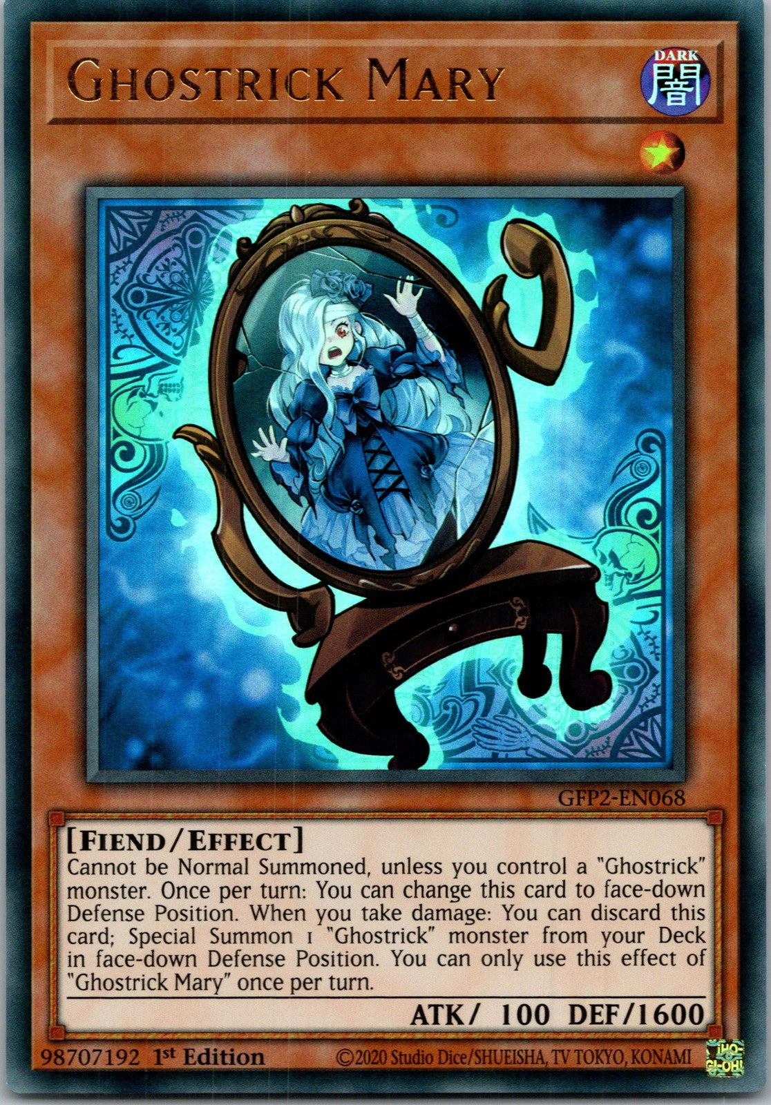 Yugioh Ghostrick Mary GFP2-EN068 1st Edition Ultra Rare NM