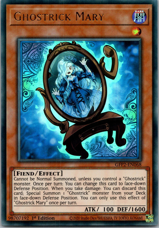 Yugioh Ghostrick Mary GFP2-EN068 1st Edition Ultra Rare NM