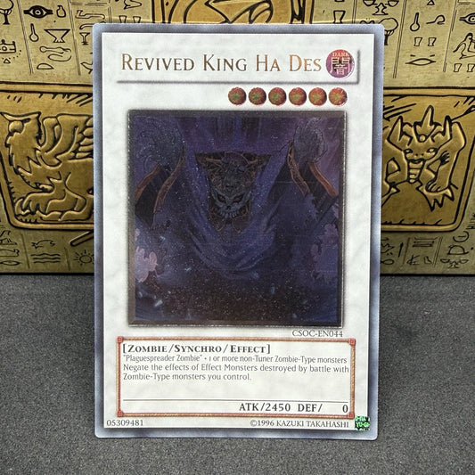 Yugioh Revived King Ha Des CSOC-EN044 Ultimate Rare NM