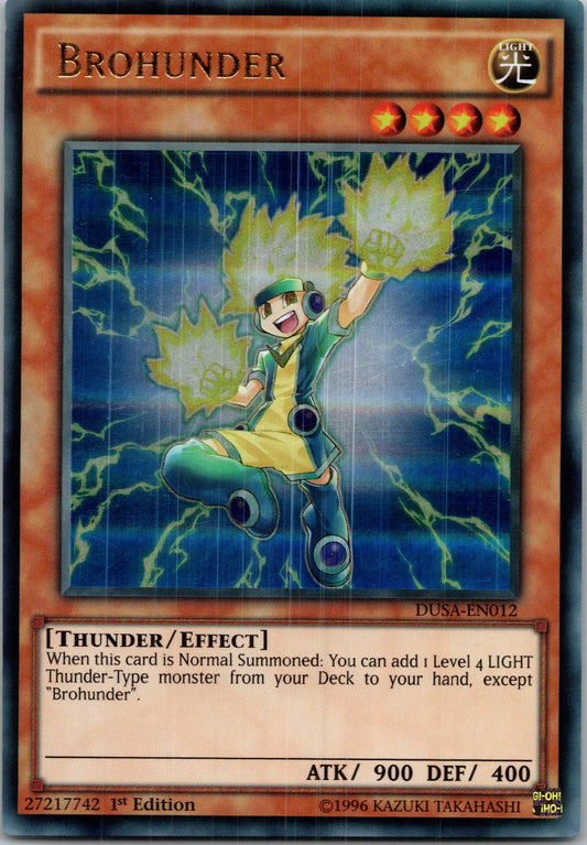 Yugioh Brohunder DUSA-EN012 1st Edition Ultra Rare NM