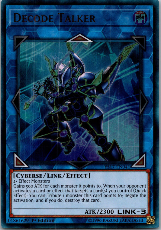 Yugioh Decode Talker YS17-EN041 1st Edition Ultra Rare NM