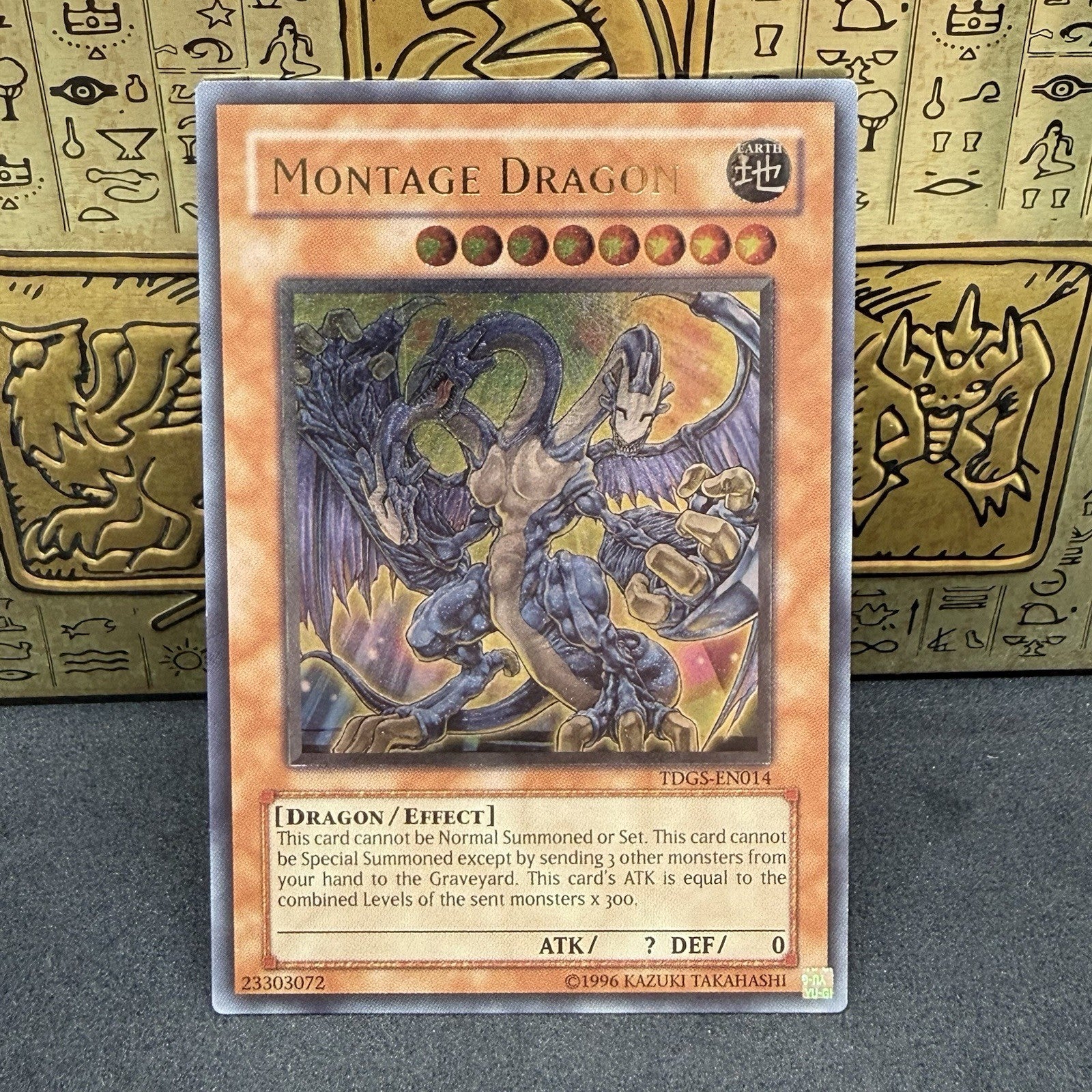 Yugioh Montage Dragon TDGS-EN014 Ultimate Rare NM