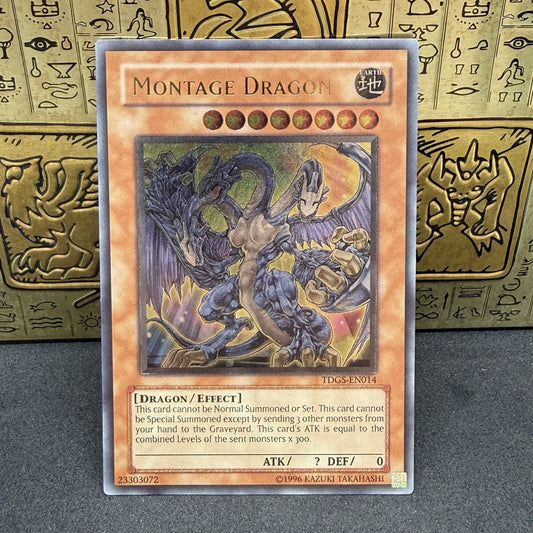 Yugioh Montage Dragon TDGS-EN014 Ultimate Rare NM